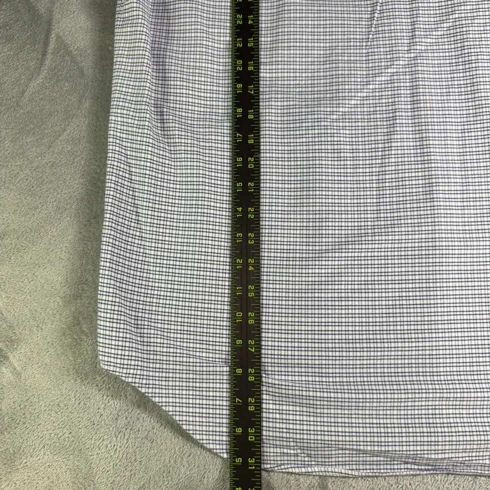 VTG Ralph Lauren Blake Mens Small Flesh Pony Check Short Sleeve Button Down - Picture 6 of 9